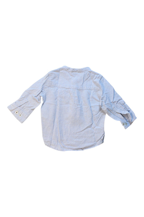 A Blue Long Sleeve Shirts from Lindex in size 3-6M for boy. (Back View)