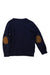 A Navy Knit Sweaters from Miki House in size 4T for boy. (Back View)