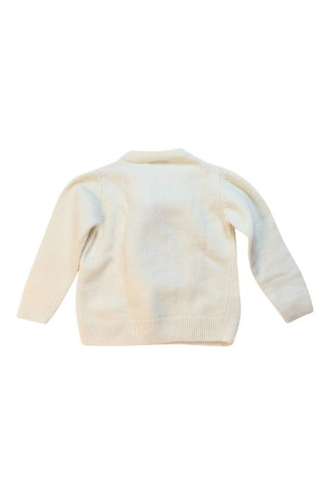 A White Knit Sweaters from Il Gufo in size 3T for neutral. (Back View)
