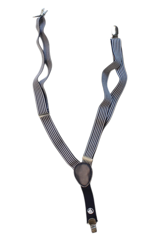 A Black Suspenders from Petit Bateau in size O/S for boy. (Front View)