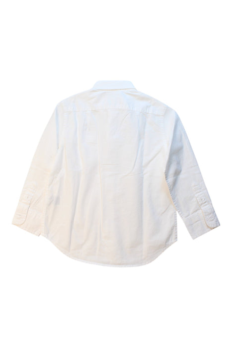 A White Long Sleeve Shirts from Crewcuts in size 3T for boy. (Back View)