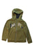 A Green Zippered Sweatshirts from Mayoral in size 6T for boy. (Front View)