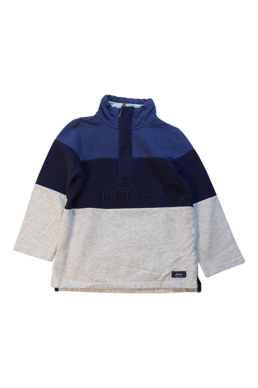 A Multicolour Buttoned Sweatshirts from Joules in size 6T for boy. (Front View)