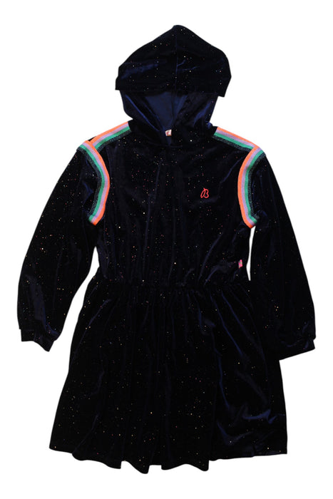 A Navy Long Sleeve Dresses from Billieblush in size 8Y for girl. (Front View)