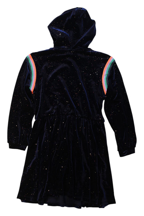 A Navy Long Sleeve Dresses from Billieblush in size 8Y for girl. (Back View)