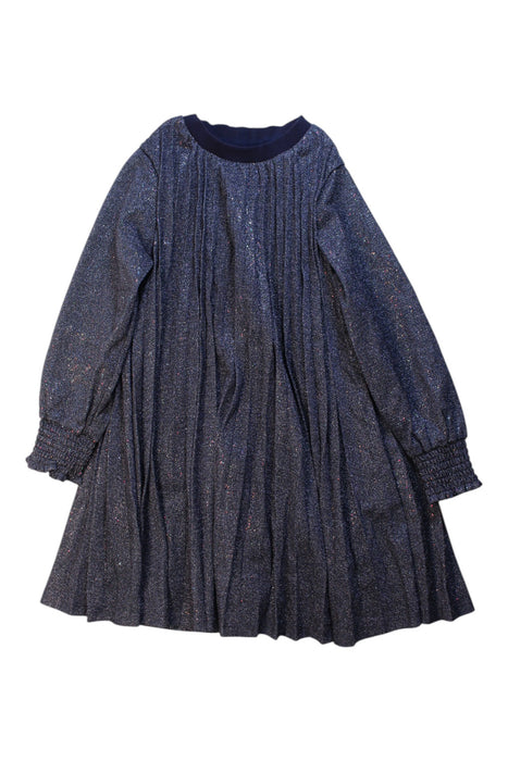 A Navy Long Sleeve Dresses from Billieblush in size 8Y for girl. (Front View)
