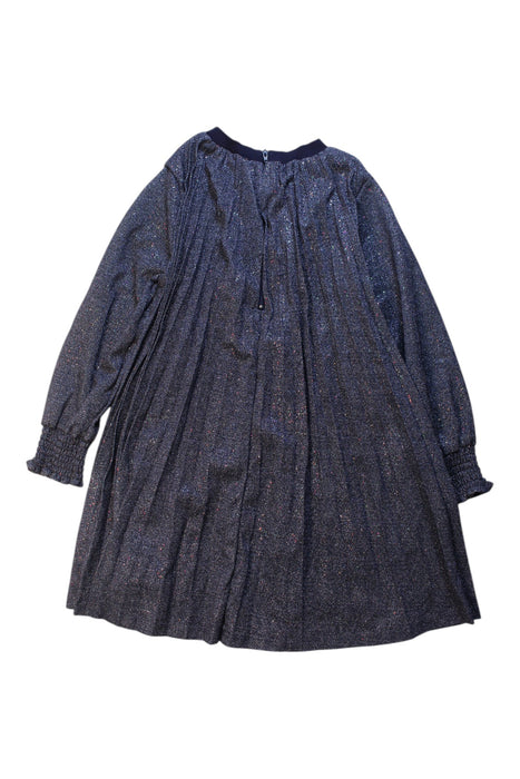 A Navy Long Sleeve Dresses from Billieblush in size 8Y for girl. (Back View)
