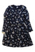 A Navy Long Sleeve Dresses from Petit Bateau in size 8Y for girl. (Front View)