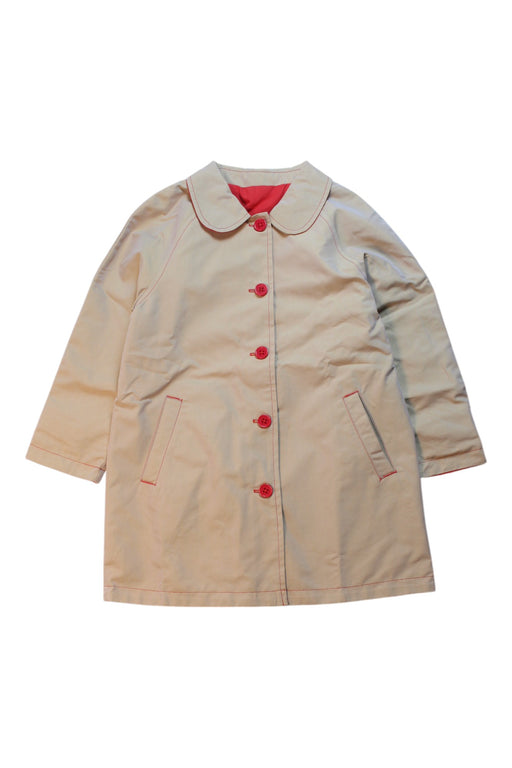 A Beige Coats from Little Marc Jacobs in size 6T for girl. (Front View)