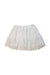 A Ivory Short Skirts from Bonpoint in size 12Y for girl. (Back View)