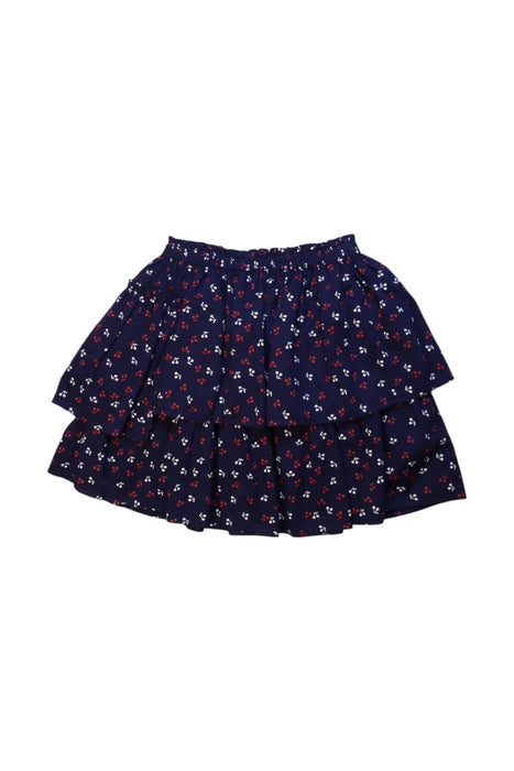 A Navy Short Skirts from Bonpoint in size 10Y for girl. (Back View)
