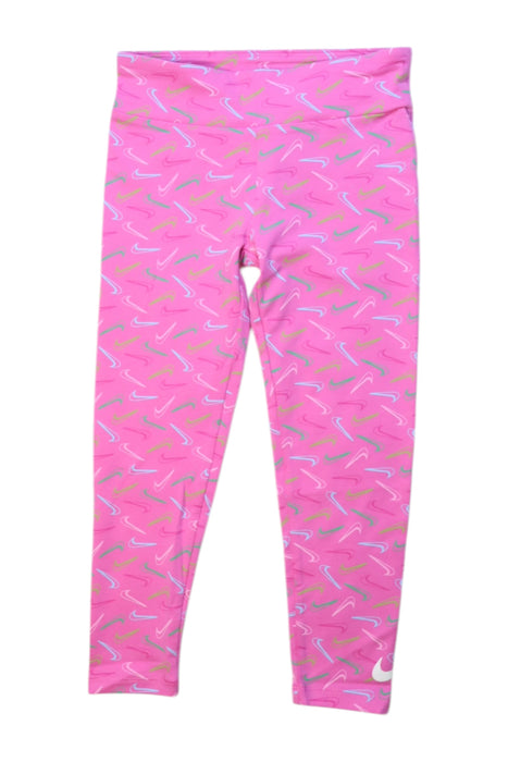 A Pink Leggings from Nike in size 5T for girl. (Front View)