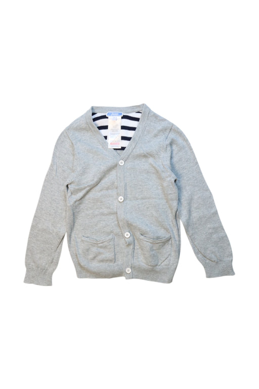 A Grey Cardigans from Jacadi in size 4T for boy. (Front View)