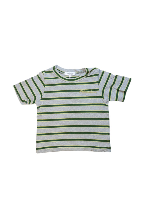 A Green Short Sleeve T Shirts from Claudine in size 3T for boy. (Front View)