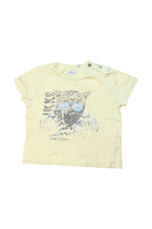 A Yellow Short Sleeve T Shirts from IKKS in size 2T for boy. (Front View)