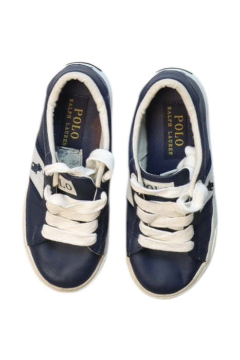 A Navy Sneakers from Polo Ralph Lauren in size 4T for boy. (Back View)