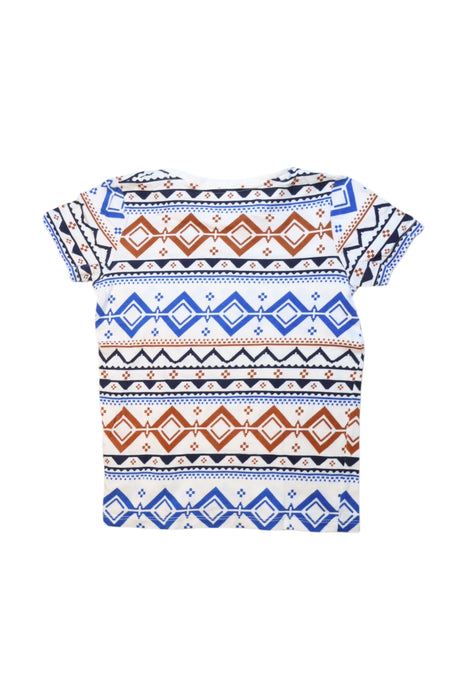 A Multicolour Short Sleeve Tops from Seed in size 7Y for boy. (Back View)