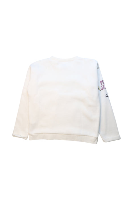 A White Crewneck Sweatshirts from Pepe Jeans in size 12Y for girl. (Back View)