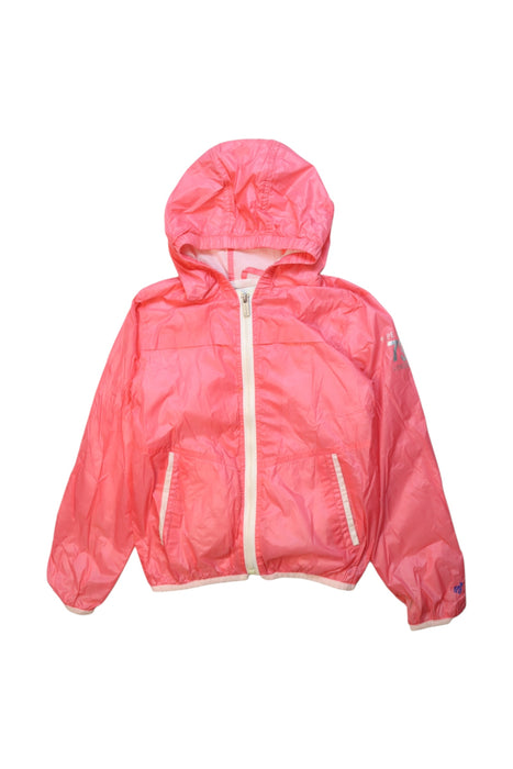 A Pink Lightweight Jackets from Pepe Jeans in size 8Y for girl. (Front View)