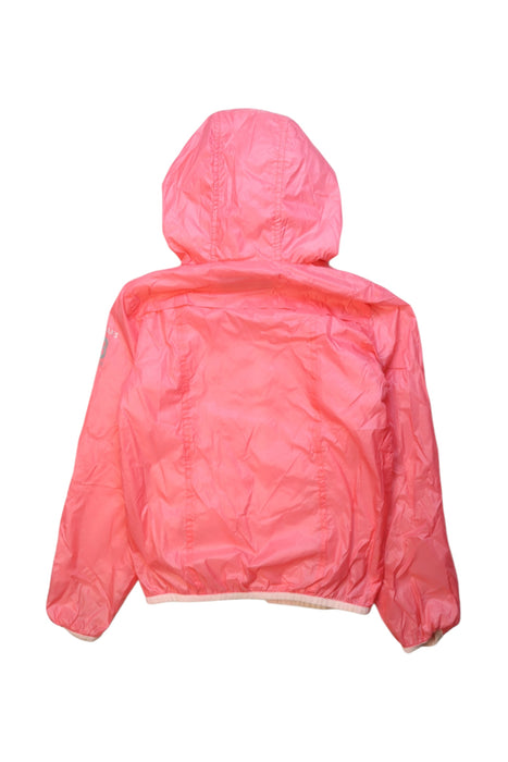 A Pink Lightweight Jackets from Pepe Jeans in size 8Y for girl. (Back View)