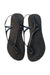 A Black Sandals from Havaianas in size 10Y for girl. (Back View)