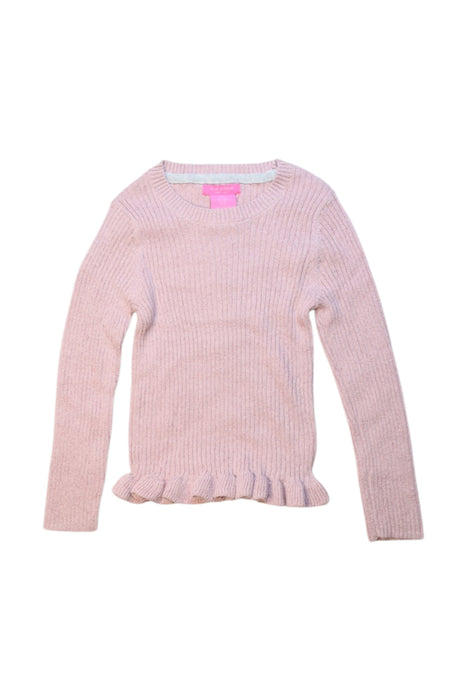 A Pink Long Sleeve Tops from Isaac Mizrahi in size 4T for girl. (Front View)