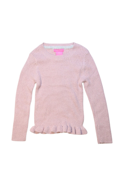 A Pink Long Sleeve Tops from Isaac Mizrahi in size 4T for girl. (Front View)