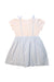 A Pink Short Sleeve Dresses from Petit Main in size 4T for girl. (Back View)