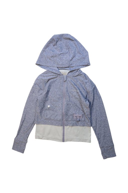 A Blue Hooded Sweatshirts from Moody Tiger in size 4T for girl. (Front View)