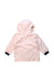 A Pink Rain Jackets from Petit Bateau in size 12-18M for girl. (Back View)