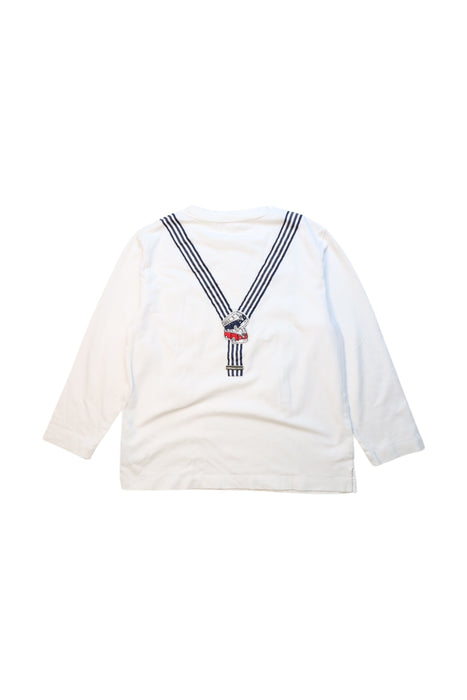 A White Long Sleeve Tops from Nicholas & Bears in size 6T for boy. (Back View)