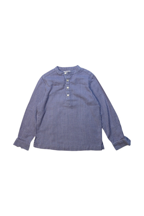 A Blue Long Sleeve Tops from Cyrillus in size 6T for boy. (Front View)