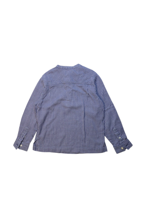 A Blue Long Sleeve Tops from Cyrillus in size 6T for boy. (Back View)