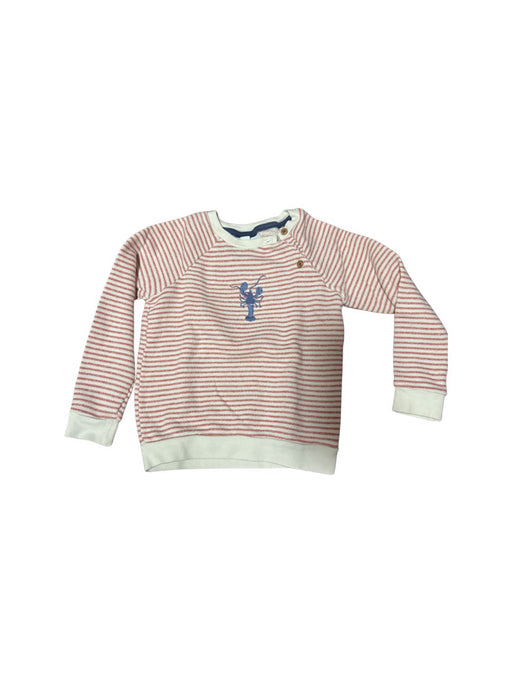 A Beige Crewneck Sweatshirts from The Little White Company in size 3T for neutral. (Front View)