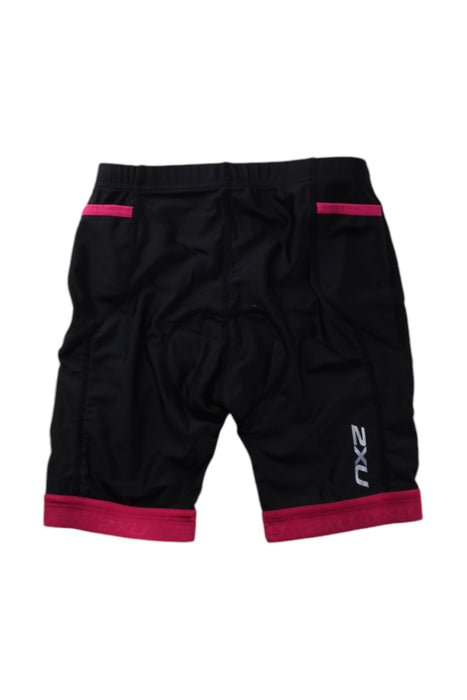 A Black Active Shorts from 2XU in size 10Y for neutral. (Back View)