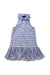 A Blue Sleeveless Dresses from Polo Ralph Lauren in size 4T for girl. (Front View)