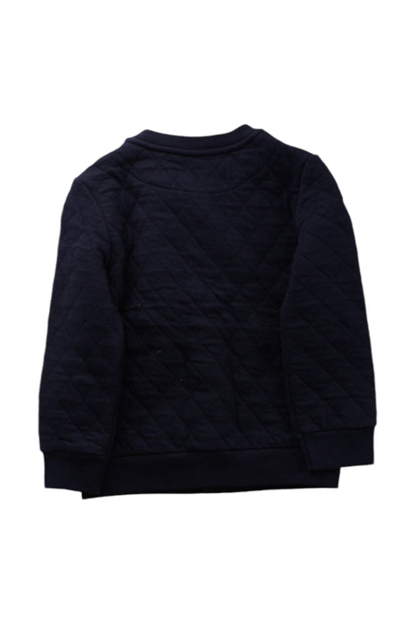 A Black Puffer/Quilted Jackets from Petit Bateau in size 3T for neutral. (Back View)