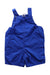A Blue Overall Shorts from Petit Bateau in size 6-12M for neutral. (Back View)