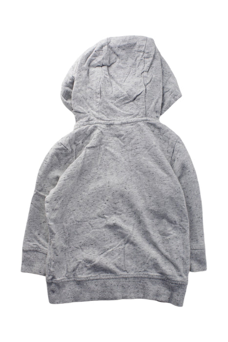 A Grey Zippered Sweatshirts from Seed in size 2T for neutral. (Back View)