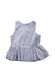 A Blue Sleeveless Tops from Jacadi in size 4T for girl. (Front View)