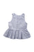 A Blue Sleeveless Tops from Jacadi in size 4T for girl. (Back View)