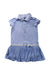 A Blue Short Sleeve Dresses from Polo Ralph Lauren in size 3T for girl. (Front View)