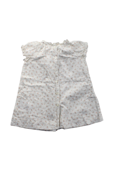 A Ivory Sleeveless Dresses from Bonpoint in size 3-6M for girl. (Back View)