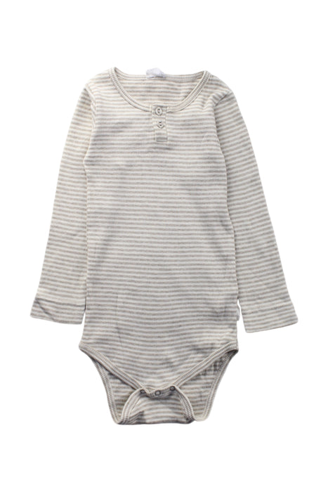 A Beige Long Sleeve Bodysuits from Jamie Kay in size 2T for neutral. (Front View)
