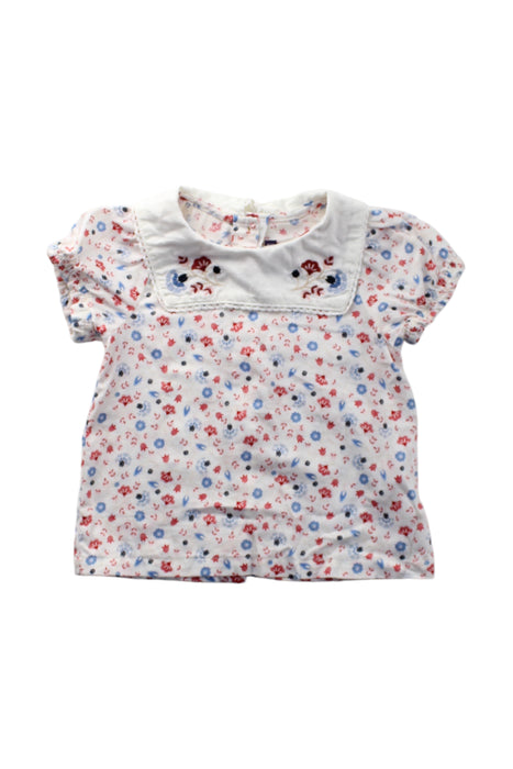 A White Short Sleeve Tops from Sergent Major in size 2T for girl. (Front View)