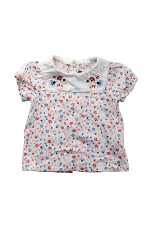 A White Short Sleeve Tops from Sergent Major in size 2T for girl. (Front View)