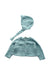 A Teal Cardigans from Nanos in size 3-6M for neutral. (Front View)