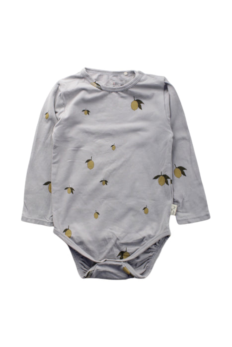 A Grey Long Sleeve Bodysuits from Konges Sløjd in size 6-12M for neutral. (Front View)