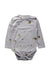 A Grey Long Sleeve Bodysuits from Konges Sløjd in size 6-12M for neutral. (Front View)