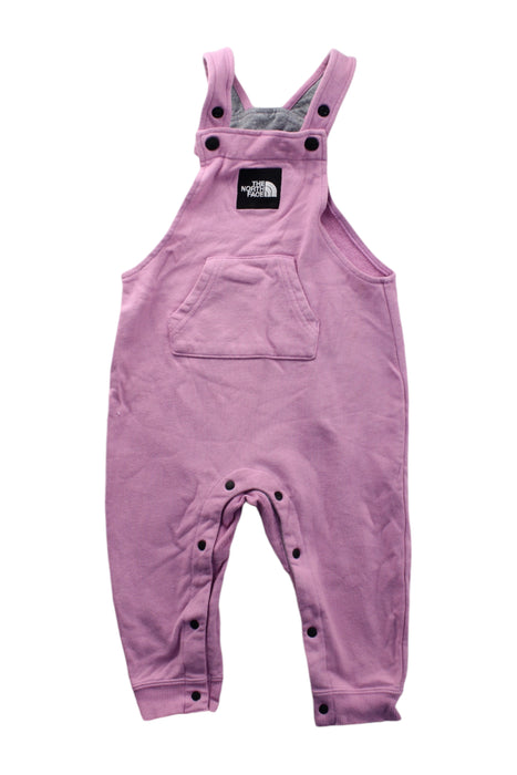 A Pink Long Overalls from The North Face in size 12-18M for neutral. (Front View)
